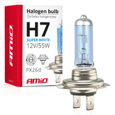 H7 Super White халогенна крушка с UV филтър