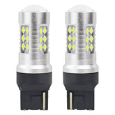 Бяла LED крушка T20 7440 W21W с CANBUS