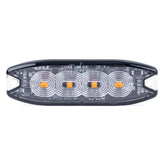 LED предупредителна лампа с 4 LED диода – изглед отпред