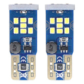 Бяла LED крушка T10 W5W с 21 SMD и CANBUS