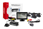 Parkeringsassistent med 4,3 tommer display og fire sensorer