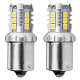 LED крушки с цокъл BA15S/P21W и бяла светлина 6000K