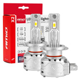 LED крушки за фарове H7 от серия X2 с 6500K бяла светлина