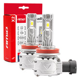 LED крушки H8 H9 H11 H16 с активно охлаждане