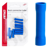 Сини съединителни муфи butt connector за проводници 0,75-2,5 mm²