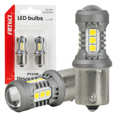 LED-pære med BAU15S/PY21W-sokkel til 12/24 V