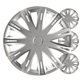 Тасове Versaco Spark сребристи 14 цола, комплект от 4 броя.