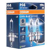 Osram H4 халогенни крушки Cool Blue NEXT GEN 5000K, 2 бр.