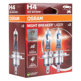 Халогенна крушка Osram H4 NIGHT BREAKER LASER 12V 60/55W