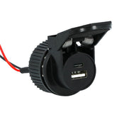 Carpoint вграден USB-A + USB-C контакт 12/24V