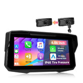 6,86” мотоциклетен дисплей с CarPlay, Android Auto, AirPlay и TPMS