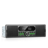 1 DIN автомобилно радио с вграден високоговорител, Bluetooth, FM/AM и MP3 плейър