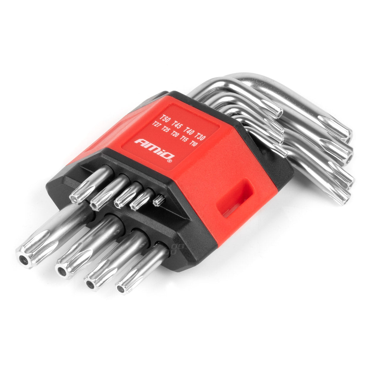 Комплект Torx ключове с 9 къси ключа от CRV стомана