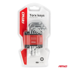 Къс комплект Torx ключове за ремонт на автомобили и велосипеди