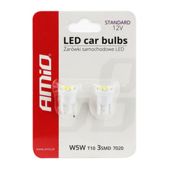 LED-pære T10 W5W set forfra