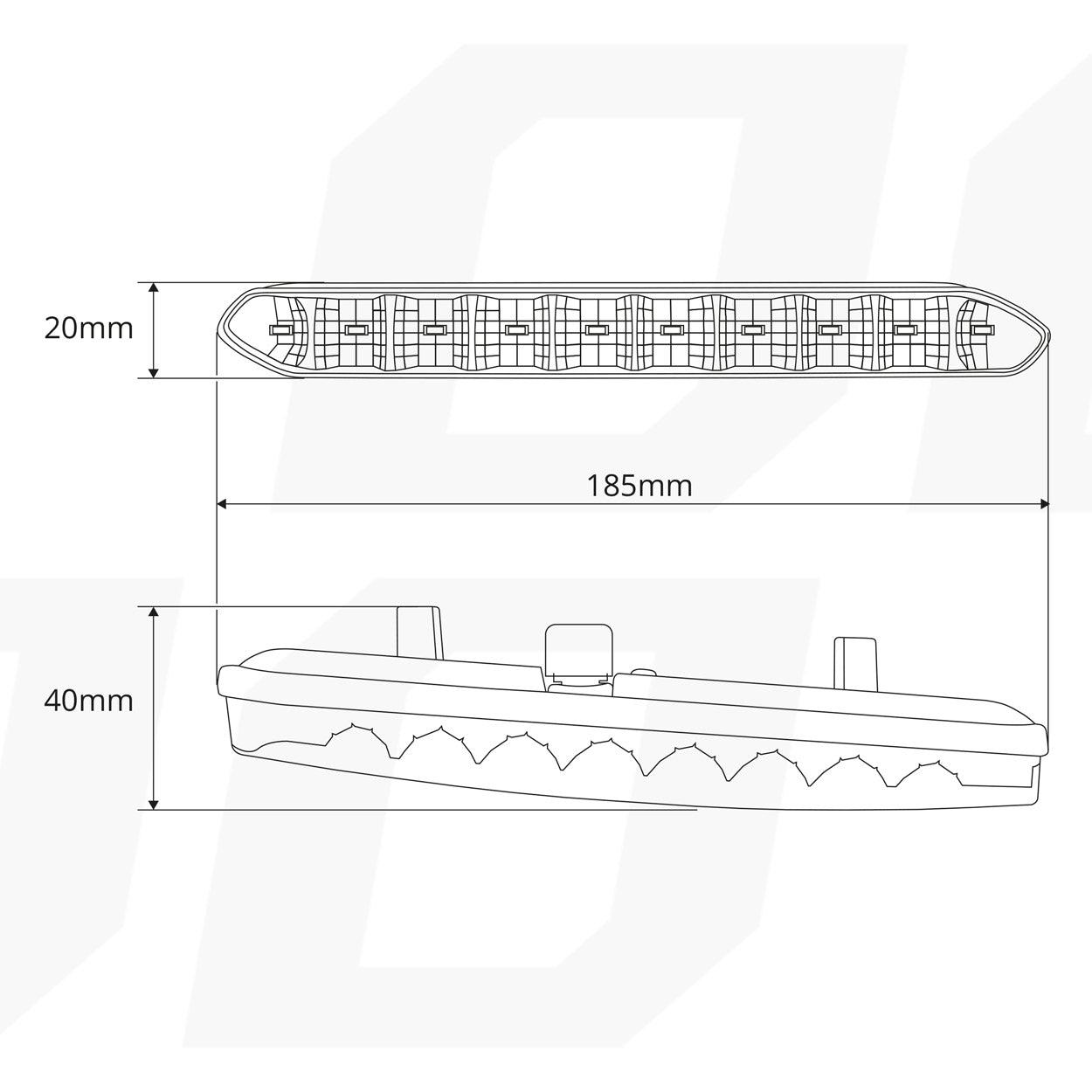 Дневни светлини DRL 810 с LED лента