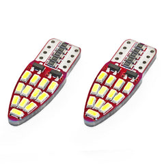 LED-pære T10e W5W med 24 SMD 3014 LED-dioder