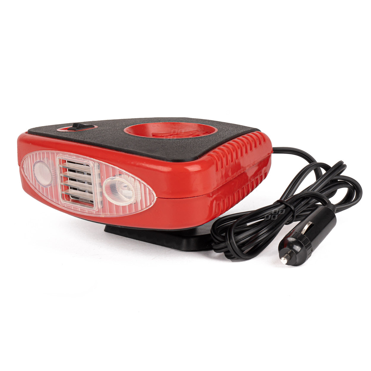 12V varmeblæser og rudedefroster med LED-lys