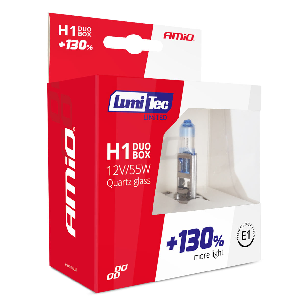 Pakke med 2 H1 halogenpærer LumiTec Limited