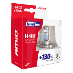 Pakke med to H4 halogenpærer LumiTec Limited