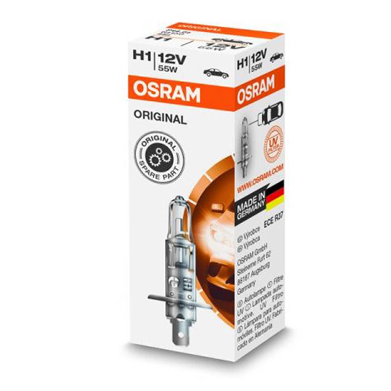 Osram H1 халогенна крушка 12 V 55 W с цокъл P14,5s