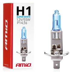 Синя халогенна крушка H1 12 V 55 W Super White