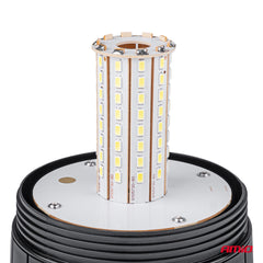 LED-advarselslampe med orange blinklys
