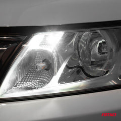 LED-pære T10e W5W med hvidt lys