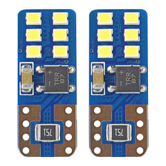 LED-pære T10e W5W med 12 SMD-dioder