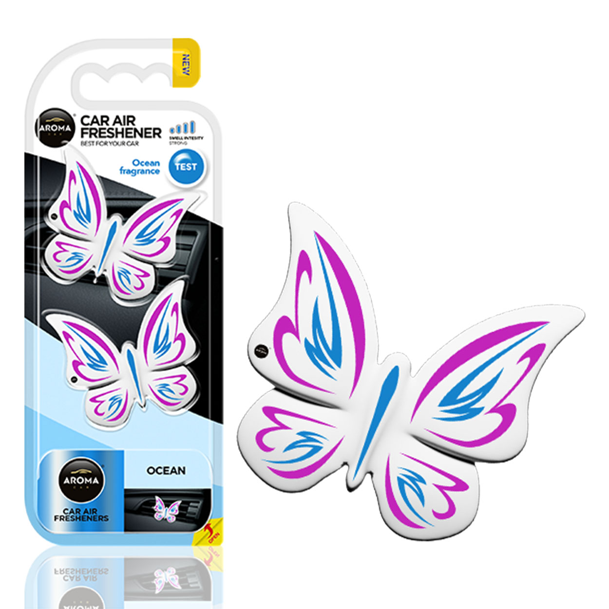 Bilduft Butterfly Ocean formet som en sommerfugl
