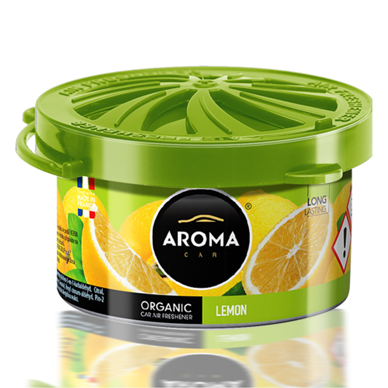 AROMA ORGANIC Lemon автомобилен освежител за въздух в дискретна кутийка