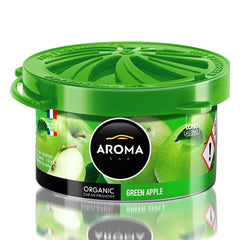 Aroma Organic Green Apple автомобилен ароматизатор в алуминиева кутия