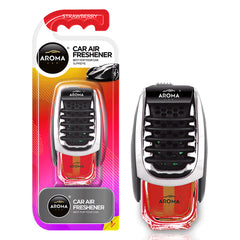 Aroma Car Supreme Strawberry освежител за въздух, който се монтира към вентилационната решетка на автомобила