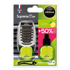 Aroma Car Supreme Duo Lemon автомобилен ароматизатор за вентилационна решетка