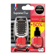 Aroma Car Supreme Duo Strawberry ароматизатор за кола с аромат на ягода
