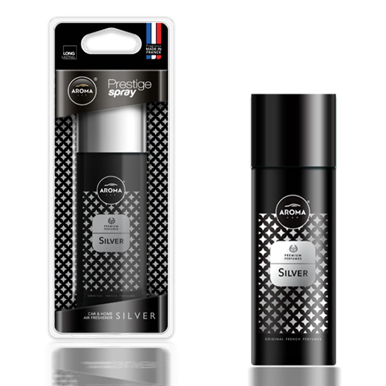 Aroma Car Prestige Spray Silver автомобилен ароматизатор в спрей флакон