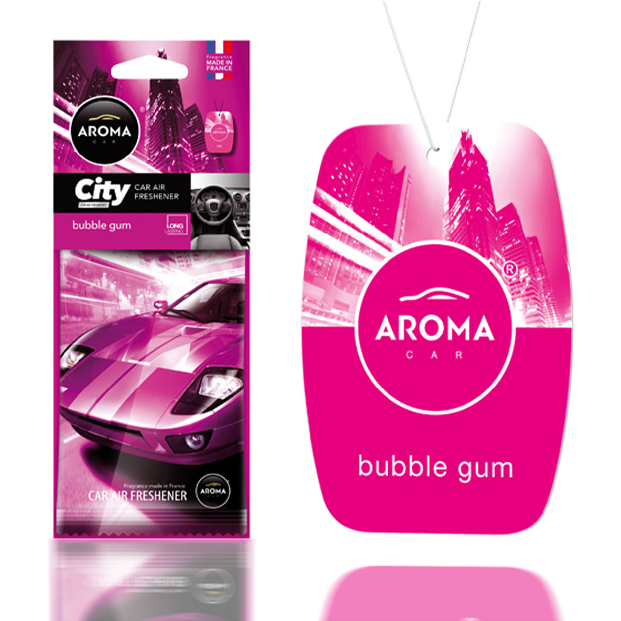 Ароматизатор Aroma Car City Card с аромат на Bubble Gum