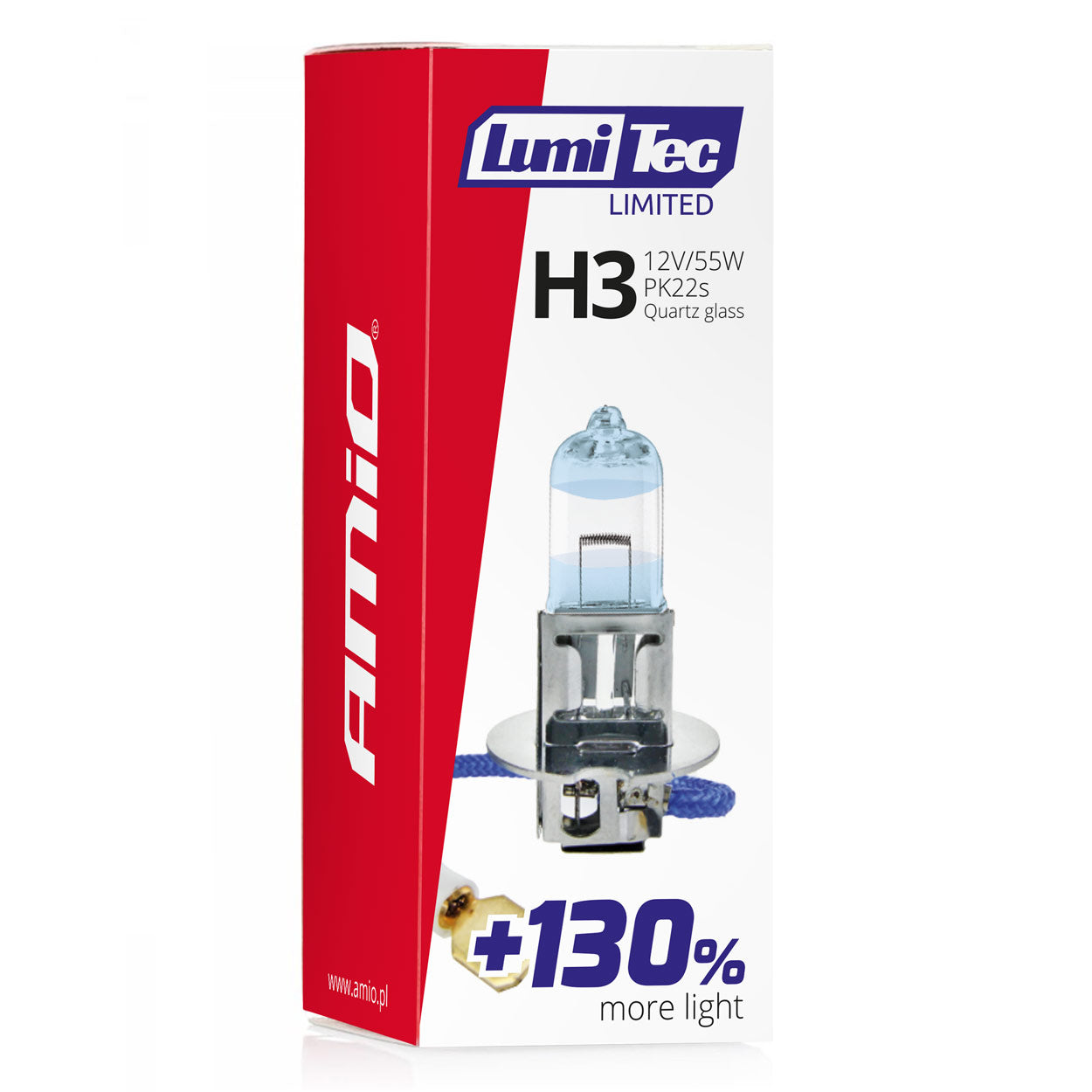 LumiTec LIMITED halogenpære H3 med emballage
