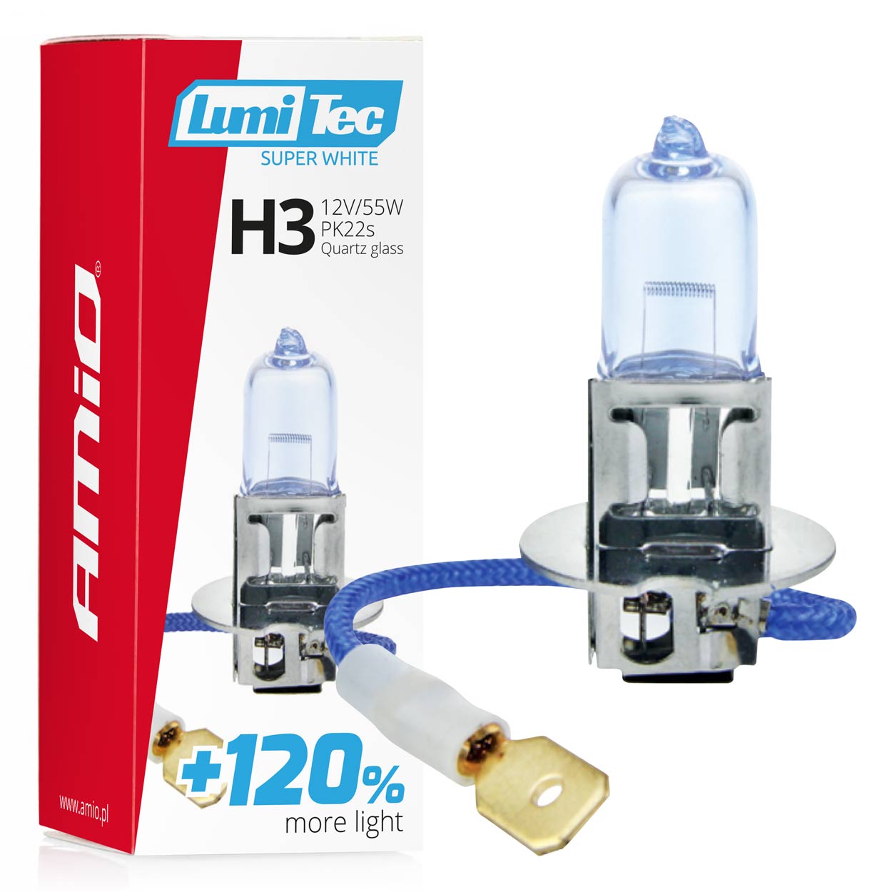 LumiTec Super White H3 халогенна крушка 12V 55W