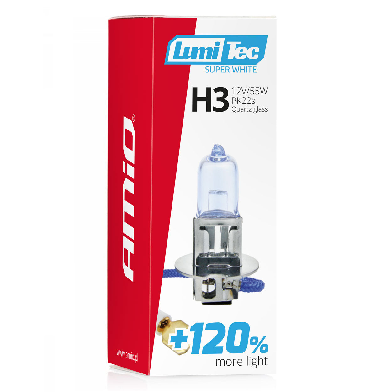 H3 халогенна крушка LumiTec Super White с цокъл PK22s