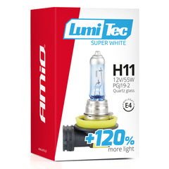 LumiTec Super White халогенна крушка с цокъл H11