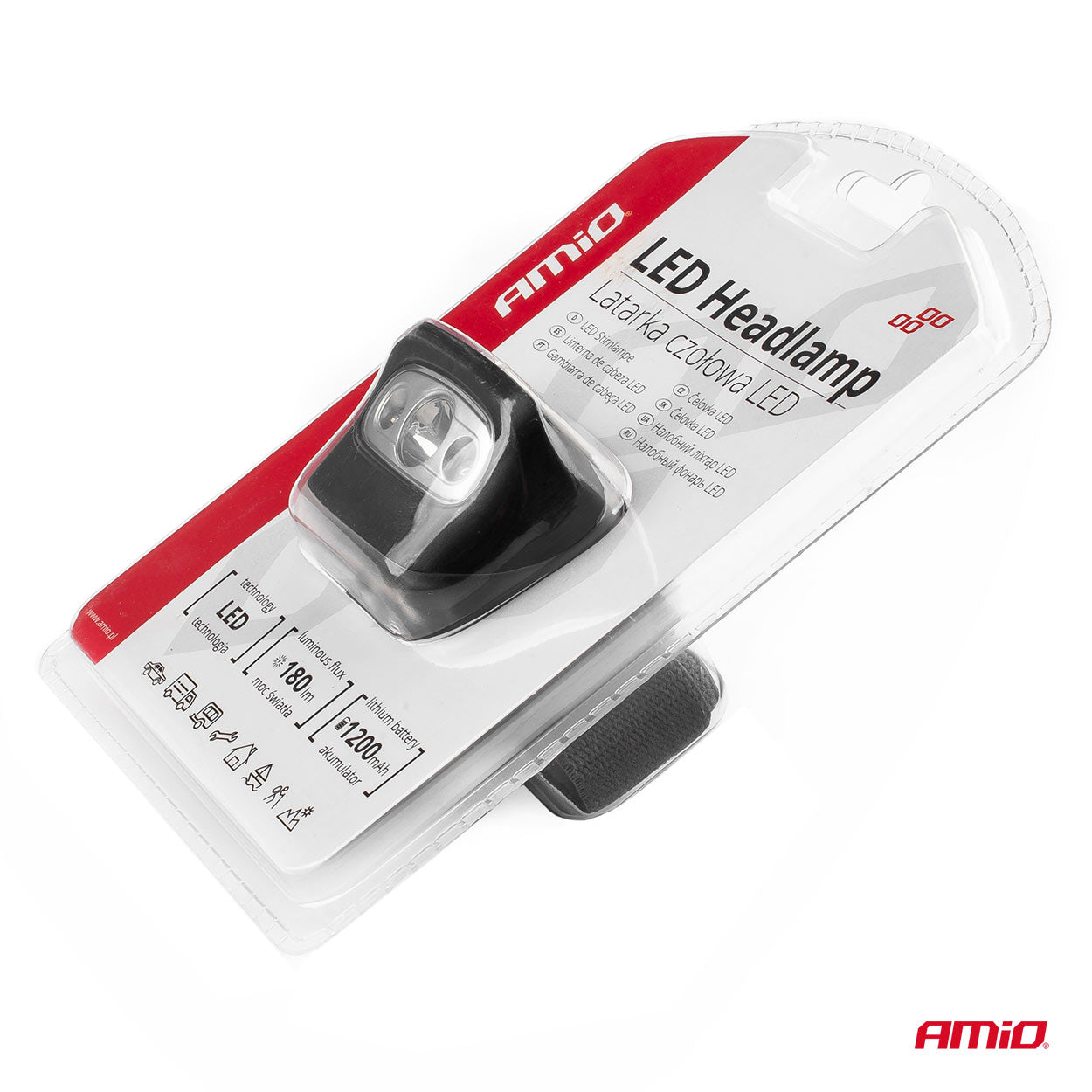 LED-pandelampe med 45 cm USB-kabel