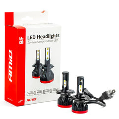 LED-forlygtepærer H4/H19 med køleblæser