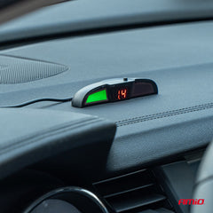 Fire sorte parkeringssensorer med LED-display
