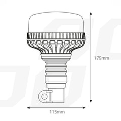 LED предупредителна лампа с напрежение 12-24 V