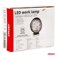 Rund LED-arbejdslampe AWL06