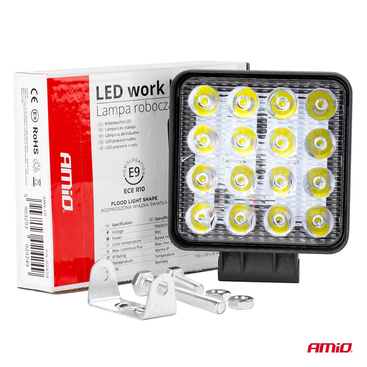 Arbejdslygte AWL10 med hvide LED