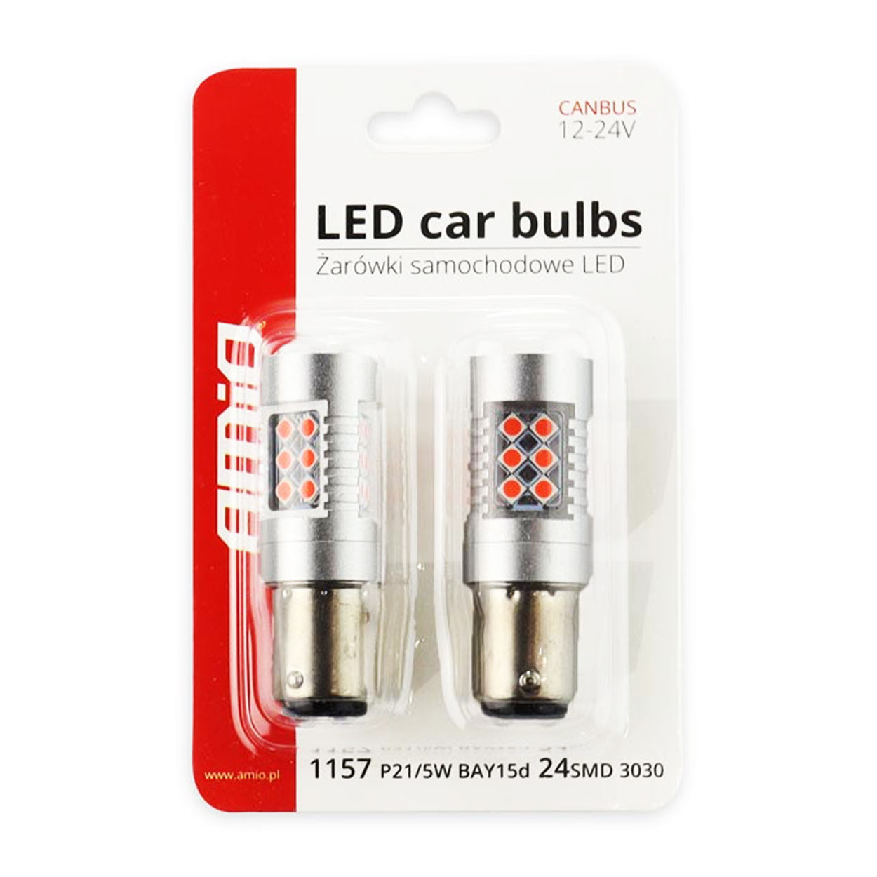 LED-pære med 1157 PR21/5W-sokkel