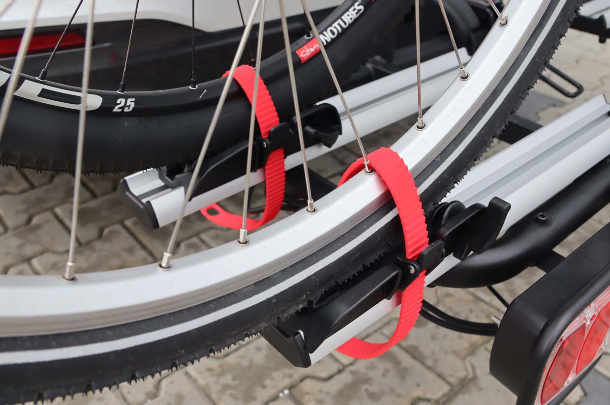 Cykelholder til anhængertræk til 2 elcykler TBC-02/2