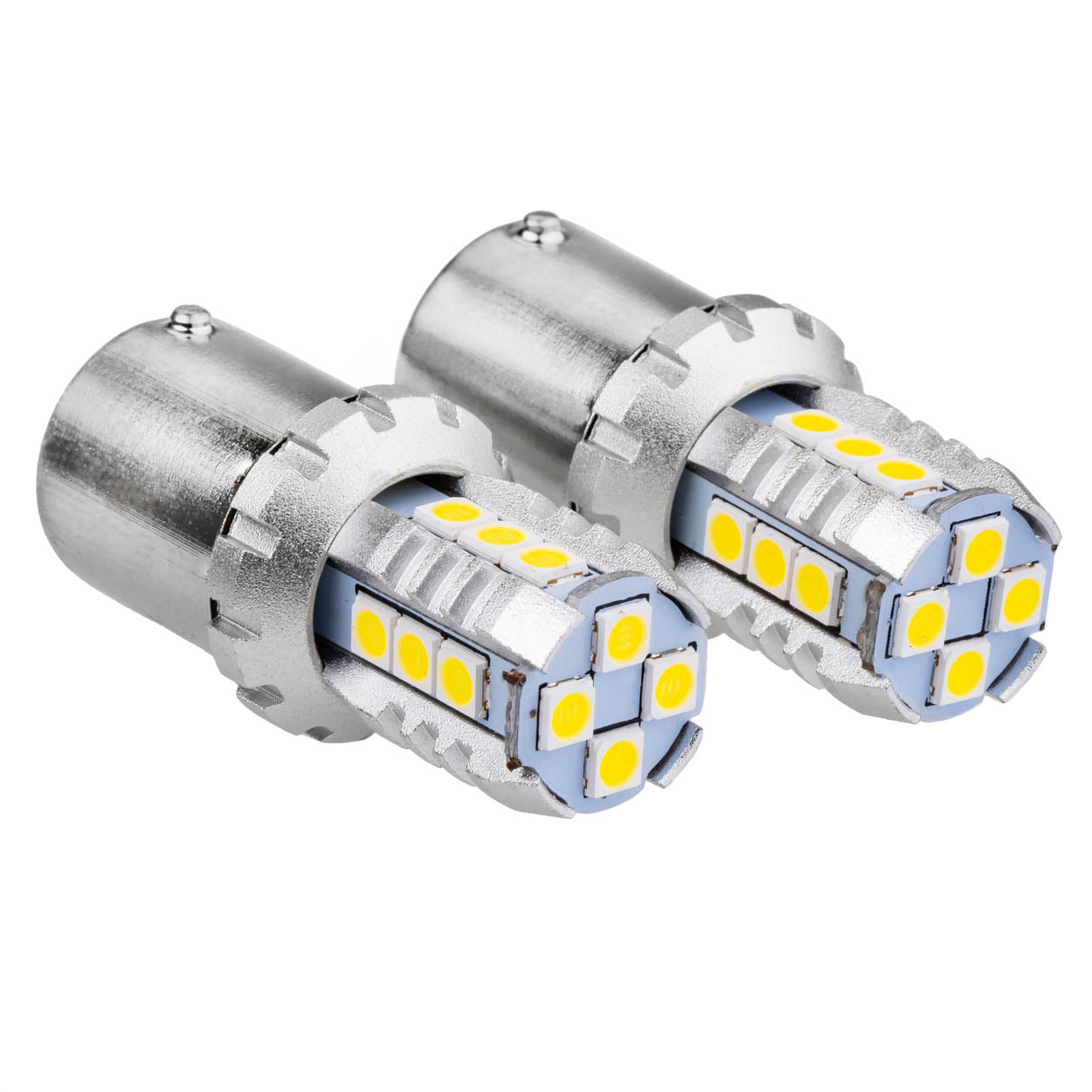 LED-pærer med 16 SMD-LED'er til 12V og 24V